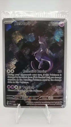 SEALED Mewtwo 052 Scarlet & Violet 151 Black Star Promo Pokemon Card - Image 1