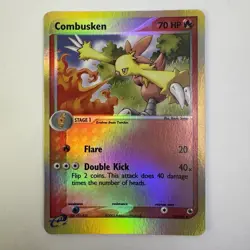 COMBUSKEN — Reverse Holo, Ruby & Sapphire EX, NM, 28/109⍣ (Pokemon TCG, 2003) - Image 1