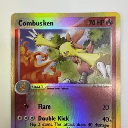 COMBUSKEN — Reverse Holo, Ruby & Sapphire EX, NM, 28/109⍣ (Pokemon TCG, 2003) - Image 2