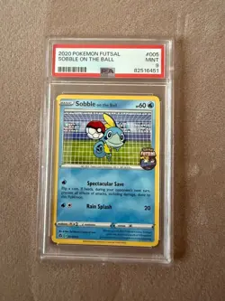 Sobble on the Ball 005/005 | Futsal | PSA 9 | Pokemon - Image 1