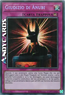 GIUDIZIO DI ANUBI (Judgment Of Anubis) • Segreta • DCR IT105 • Unl 2023 • Yugioh - Image 1