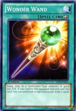 WONDER WAND - (YS13-EN023) - Common - 1st Edition - Yu-Gi-Oh V for Victory - Image 1