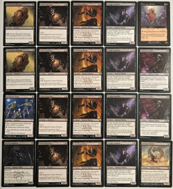 MTG 40-Card Deck Pack – Mono Black ‘Hard to Destroy’ Skeletons| Just Add Lands - Image 3