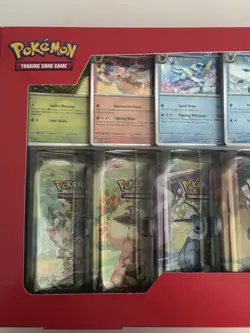 Pokemon TCG Prismatic Evolutions 8 Mini-Tin Bundle w/ Promo Cards COSTCO SEALED - Image 3