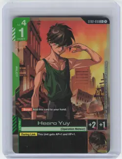 2025 Gundam Card Game Heero Yuy #ST02-010 Wings of Advance Common+ Holo - Image 1