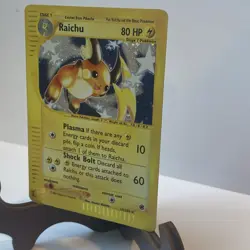 Raichu Pokemon Card Expedition 2002 set Rare 25/165 HEAVILY PLAYED **See Pics** - Image 2
