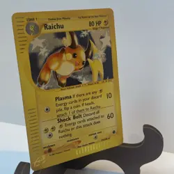 Raichu Pokemon Card Expedition 2002 set Rare 25/165 HEAVILY PLAYED **See Pics** - Image 3