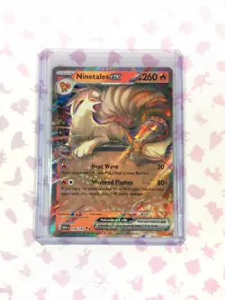 Ninetales EX 38/165 Double Rare Holo NM Scarlet & Violet - 151 Pokemon Card - Image 1