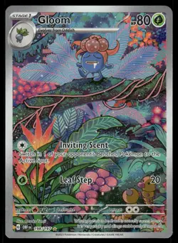 Pokemon Cards Gloom 198/197 Obsidian Flames Illustration Rare NM *5 - Image 1