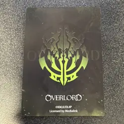 Ainz Ooal QR Overlord QR-02 Medialink Anime Collectible Trading Card Solution - Image 2