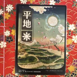 Plains Kamigawa: Neon Dynasty Full Art Japanese Amayagido Regular 2022 MTG 293 - Image 1