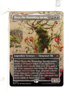 MTG SkeenAB Beza the Bounding Spring BORDERLESS from BLB. NM. - Image 1