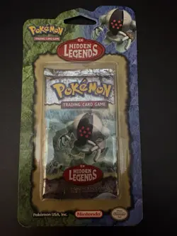 Pokemon EX Hidden Legends Sealed Blister Pack With Acrylic Mag Case - Image 1