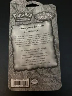 Pokemon EX Hidden Legends Sealed Blister Pack With Acrylic Mag Case - Image 2