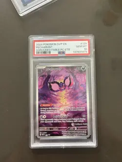 PSA 10 GEM MINT Pokemon TCG Pecharunt POKEMON CENTER ETB Promo - Image 1