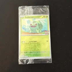 Bulbasaur Pokemon TCG Scarlet & Violet 151 Best Buy Stamped Promo Sealed 001/165 - Image 1