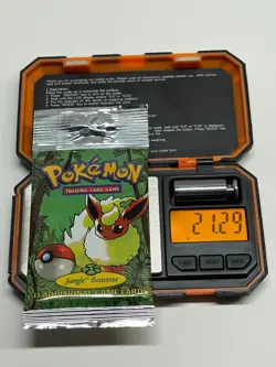 1999 Pokemon Jungle Booster Pack Long Crimp Flareon Artwork 21.29 Grams - Image 1