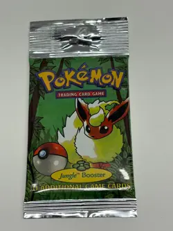 1999 Pokemon Jungle Booster Pack Long Crimp Flareon Artwork 21.29 Grams - Image 2
