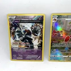 Pokemon TCG Trainer Gallery Holo Full Art Lot Parasect Golurk Passimian - Image 2