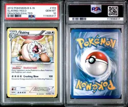 PSA Mint 10 Slaking Holo Black & White 2012 Dragons Exalted 103/124 TCG Pokemon - Image 3