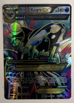 Primal Kyogre EX 149/160 Primal Clash Holo Pokemon #2 - Replica/Copy/Filler - Image 1