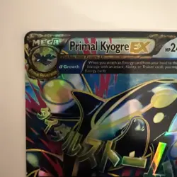 Primal Kyogre EX 149/160 Primal Clash Holo Pokemon #2 - Replica/Copy/Filler - Image 2