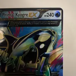 Primal Kyogre EX 149/160 Primal Clash Holo Pokemon #2 - Replica/Copy/Filler - Image 3