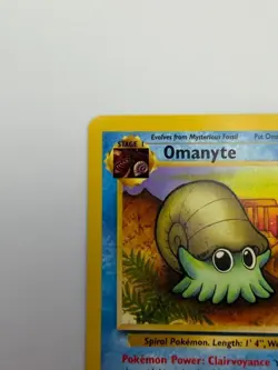#52/62 Omanyte Normal Common - Pokemon TCG Fossil - Vintage - LP (See Photos) - Image 3