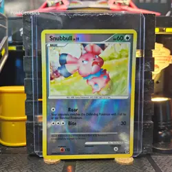 Snubbull Great Encounters Reverse Holo Pokemon TCG 84/106 Diamond & Pearl Common - Image 1