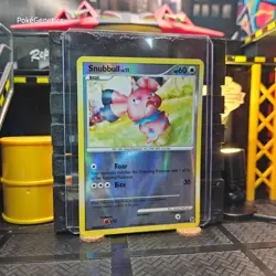 Snubbull Great Encounters Reverse Holo Pokemon TCG 84/106 Diamond & Pearl Common - Image 3