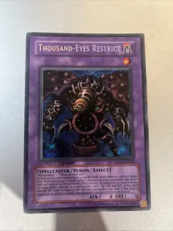 Yu-Gi-Oh! Thousand-Eyes Restrict MC1-EN004 Limited Edition Secret Rare LP - Image 1