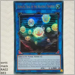 Hieratic Seal of the Heavenly Spheres - RA02-EN039 - 1st Edition Yugioh - Image 1