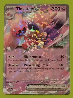 Pokemon TCG SV: Scarlet & Violet Promo Cards #031 Tinkaton ex NM - Image 1