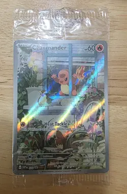 Sealed Charmander 044 Sv: Scarlet & Violet Promo Cards Holo - Image 1