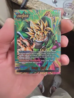 Broly : BR FB06-048 Leader Alternate Art Dragon Ball Card Rivals Clash - Image 1