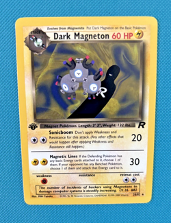 Dark Magneton 28/82 Team Rocket 1st Edition Near Mint Pokemon Card - Image 1