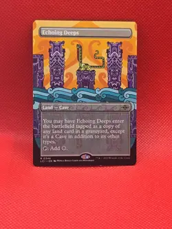 MTG Echoing Deeps LCI 0346 R Lost Caverns of Ixalan Regular NM Extended Art - Image 1