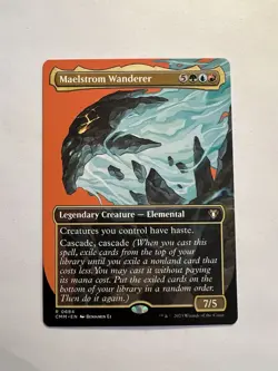 Maelstrom Wanderer - BORDERLESS - MTG Commander Masters - NM - Image 1