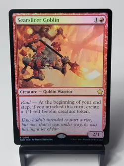 Magic The Gathering - Foundations - Searslicer Goblin - FOIL - Image 1