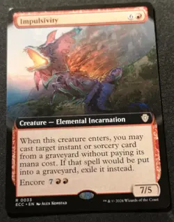 Impulsivity - Extended Art - ECC - MTG - EN - NM - 0033 - Image 1