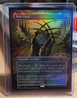 MTG - Mox Opal - Double Masters #362 - Borderless Foil - Image 1