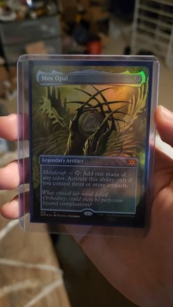 MTG - Mox Opal - Double Masters #362 - Borderless Foil - Image 2