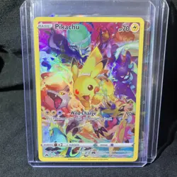 2023 Pokemon Pikachu 160/159 Sword And Shield Crown Zenith Holo. - Image 4