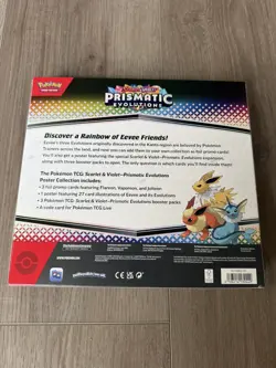 Pokemon TCG Prismatic Evolutions Poster Collection Set Of 6 w/ Display Case. - Image 3