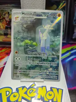 Pokemon TCG Mienshao 200/182 Sv04: Paradox Rift Illustration Rare NM - Image 1