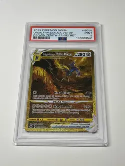 PSA 9 Origin Forme Dialga VSTAR GG68/GG70 Pokemon Crown Zenith Galarian Gallery - Image 1