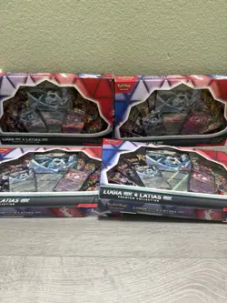 Pokemon Lugia ex &Latias ex Premium Collection 4 boxes total - Image 1