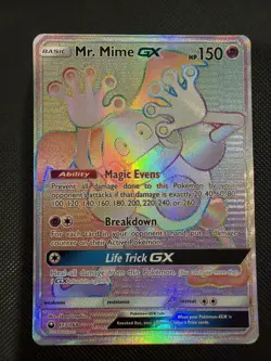 Pokemon TCG Mr. Mime GX 173/168 Celestial Storm NM Condition - Image 1