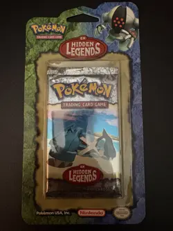 Pokemon EX Hidden Legends Sealed Blister Pack With Acrylic Mag Case - Image 1