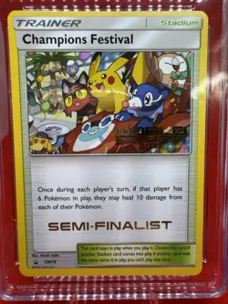 2017 Pokemon World Championships- Festival Promo #SM78 Semi-Finalist CGC MINT 9 - Image 2
